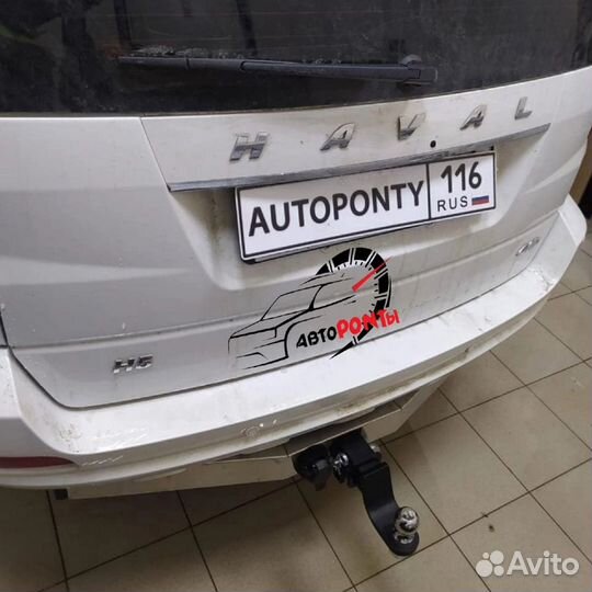 Фаркоп Haval H5 под квадрат нержавейка