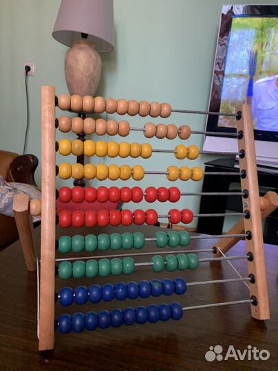 Счеты деревянные детсчкие IKEA икея