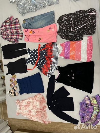 Вещи пакетом на девочку 98 116