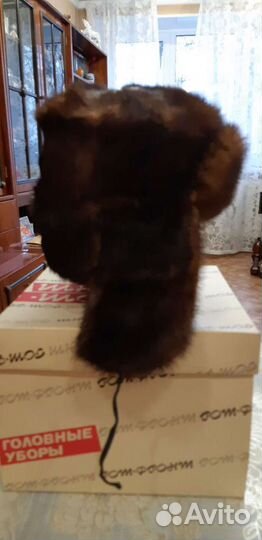 Мужская норковая шапка