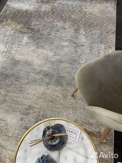 Ковер бежевый голубой 1.6х2.3 Турция