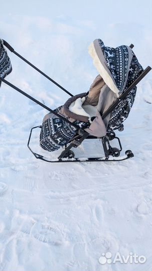 Санки коляска ника