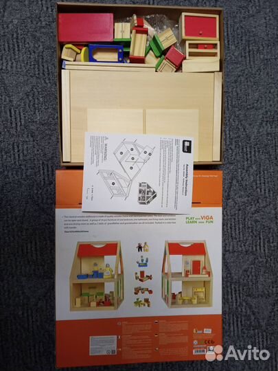 Кукольный домик viga (дерево)