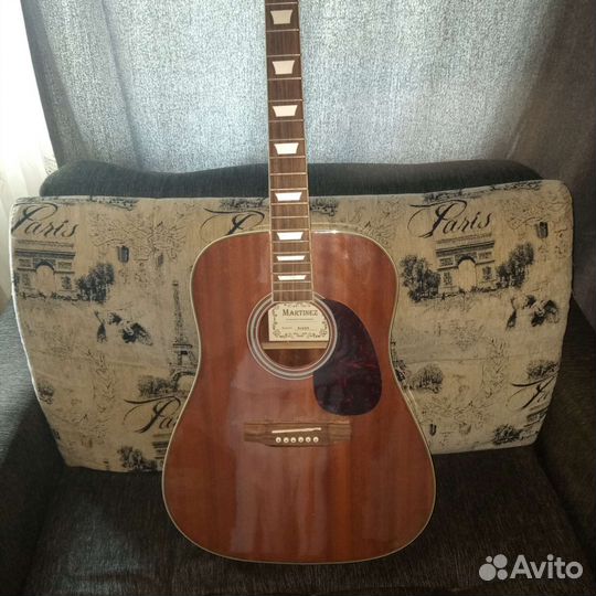Гитара martinez w 15n красное дерево