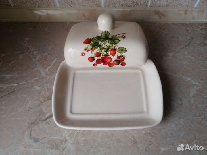 Масленка керамика 18х13,5