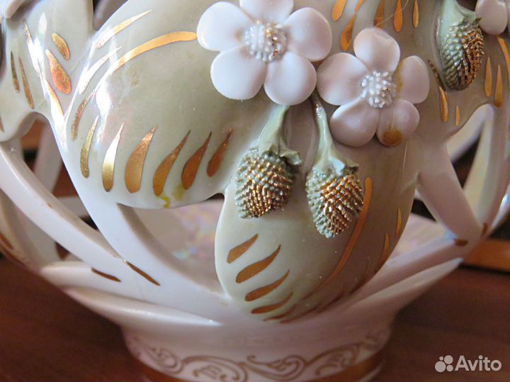 Винтажная конфетница фарфор