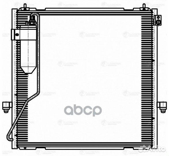 Конденсер mitsubishi pajero sport 08- M/A lrac1149