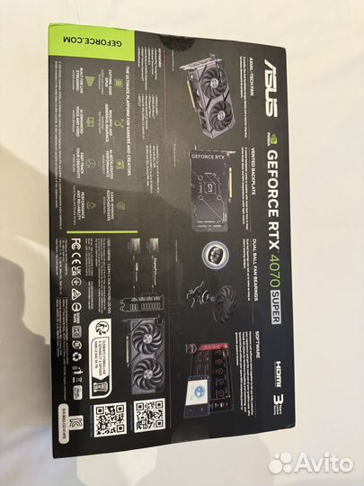 Nvidia Видеокарта RTX 4070 Super Asus Dual 12GB