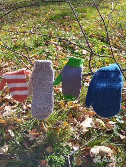 Варежки ручной работы