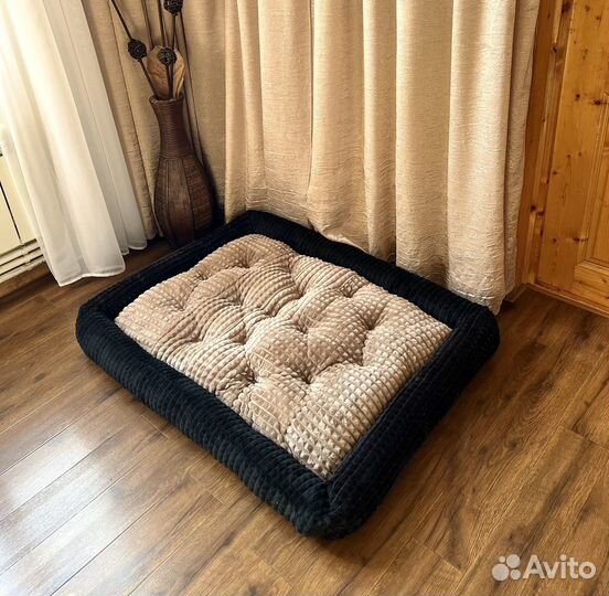 Лежанка для животных плюшевая в ассортименте