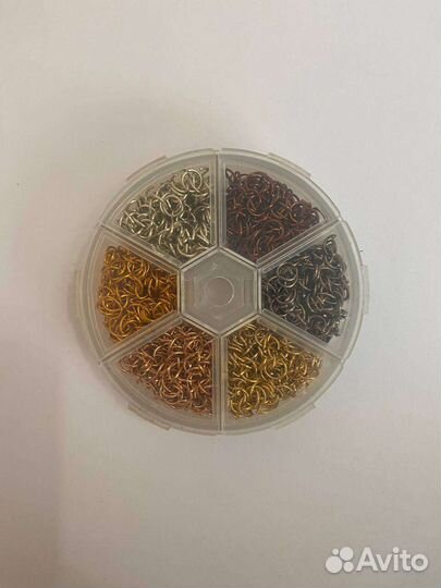 Кольца пирсинг для маникюра