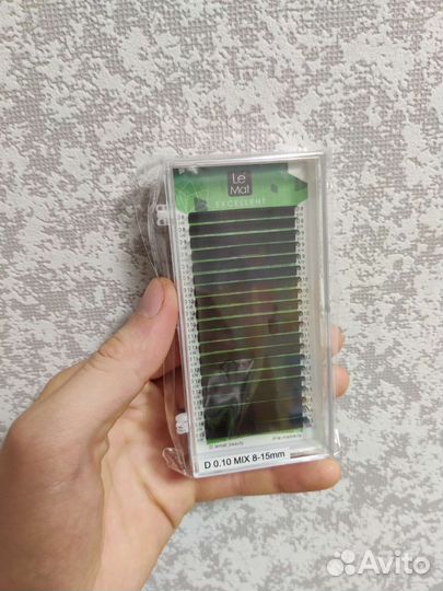 Ресницы для наращивания, le mat, lovely пинцет