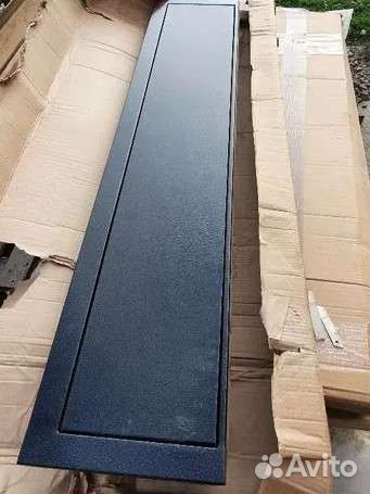 Дверь входная металлическая со стеклом