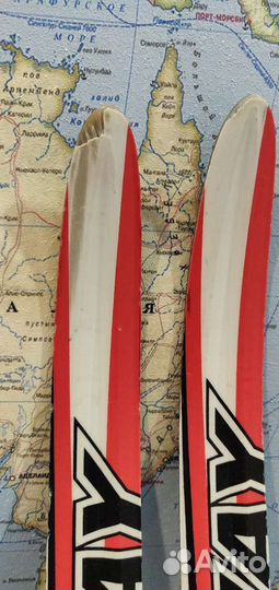 Лыжи беговые детские 120 с креплениями