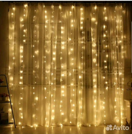Гирлянда штора