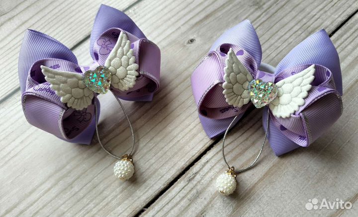 Бантики для волос ручной работы