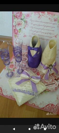 Бокалы свадебные для молодоженов