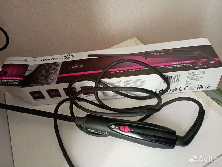 Плойка для волос rowenta 3112