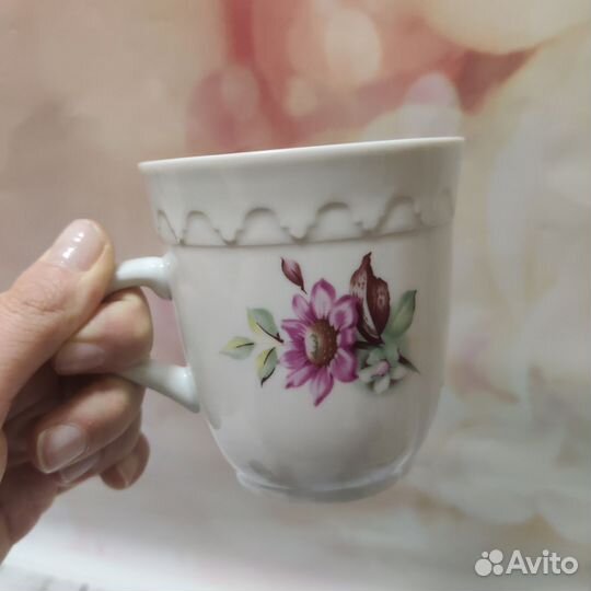Чашки кружки бокалы фарфор Вербилки Полонное