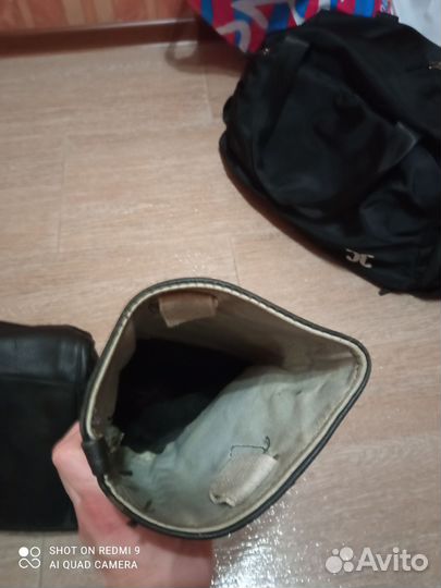 Сапоги юфтевые