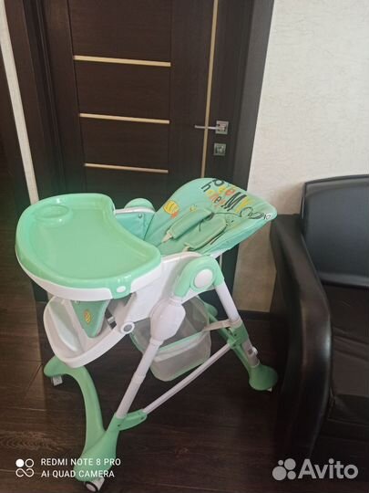 Стульчик для кормления Babyton Happy Animals Green