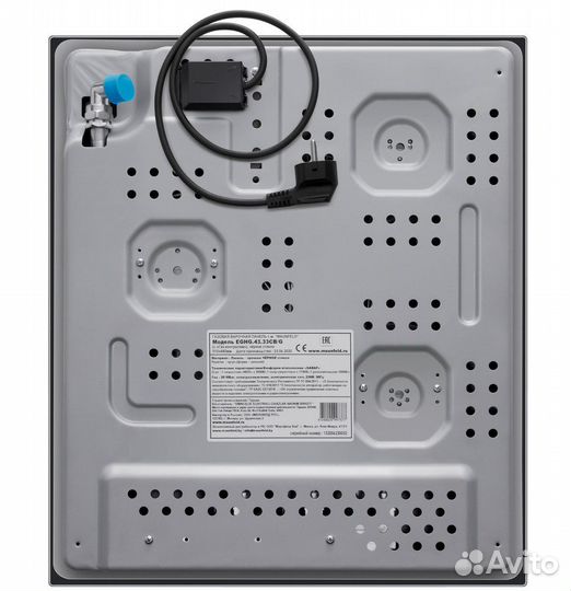 Газовая варочная панель maunfeld eghg.43.33CB\G