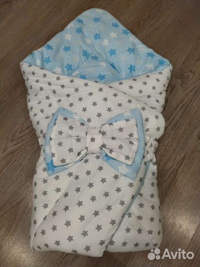 Конверт на выписку для мальчика осень зима