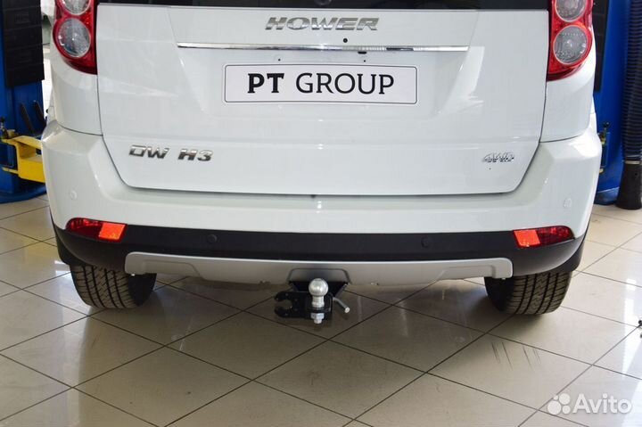 Фаркоп DW Hover H3 / H5 с 2010 - съемный квадрат