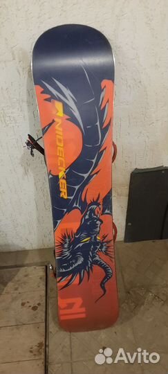 Детский сноуборд 133 с креплениями
