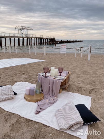 Фотосессия,Пикник в горах или у моря.Оформление