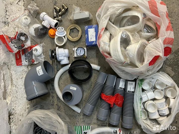 Сантехника, крепеж, вк, отопление остатки