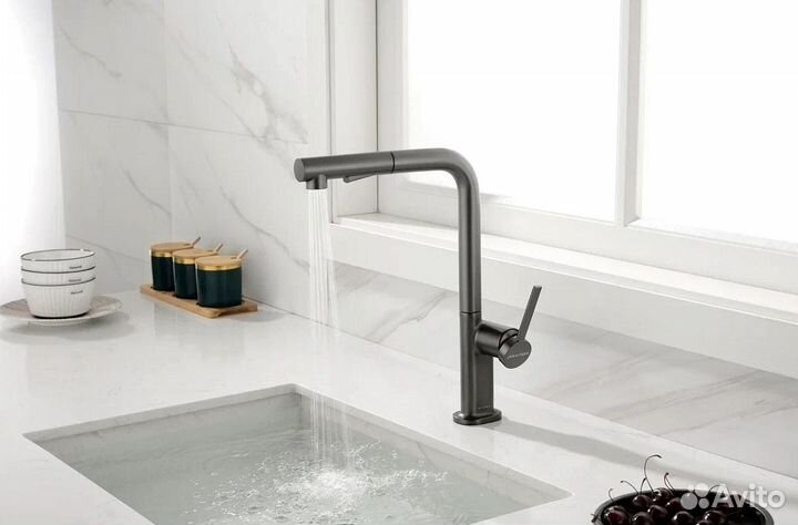 Смеситель для кухни Paulmark Neo беретта Ne214419-B