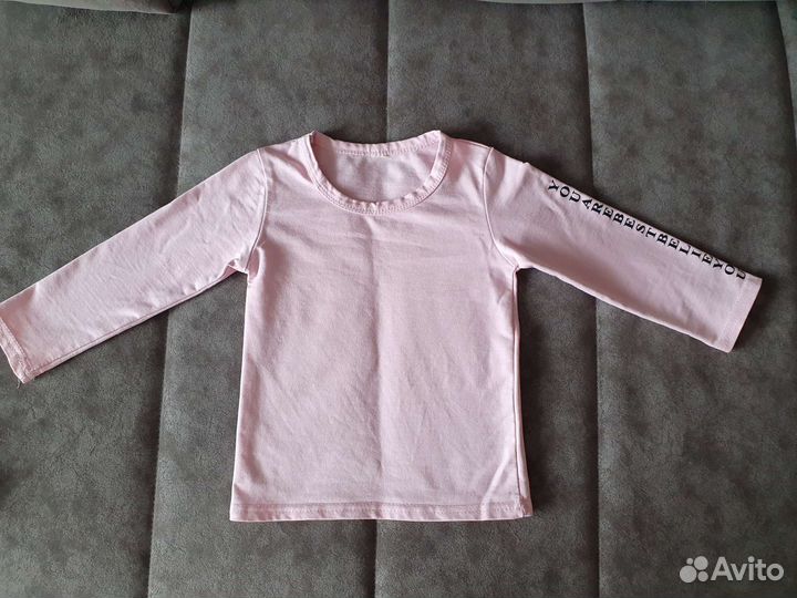 Лонгслив для девочки 86-92