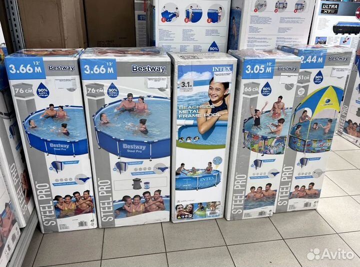 Каркасный бассейн 366х76