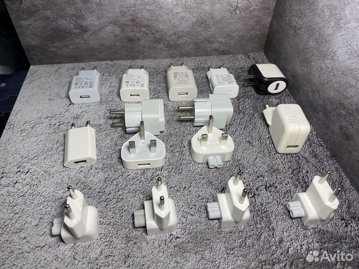 Зарядки apple + провода (Micro usb, USB-C, jack, r