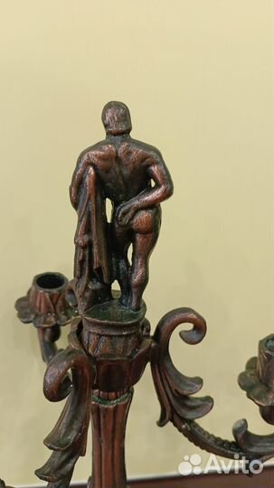 Подсвечник медный
