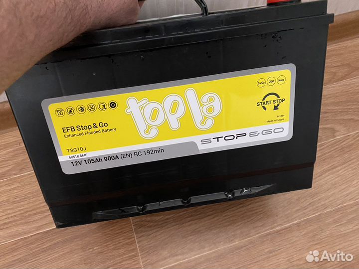 Аккумулятор Topla 105A EFB