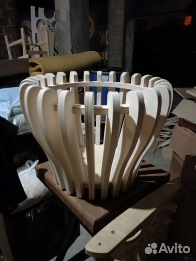 Кашпо круглое дизайнерское