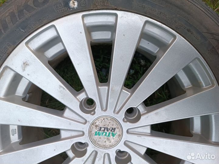 Колёса летние шины диски покрышки R15 4:114/3