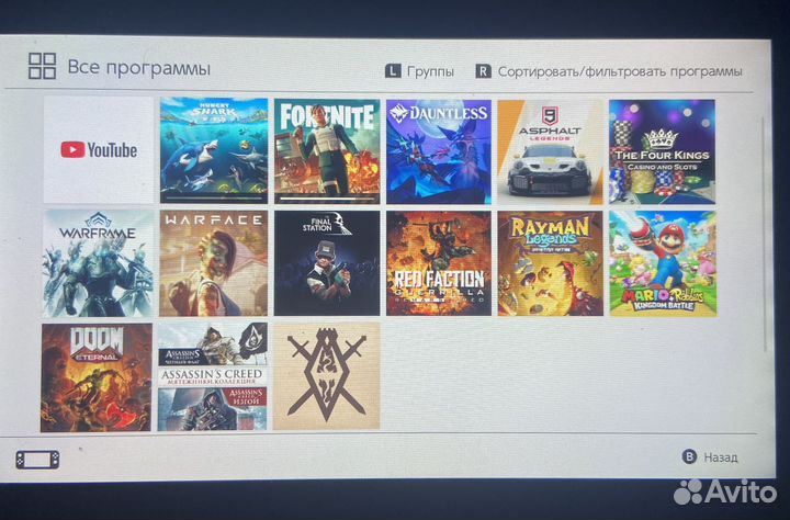 Nintendo Switch v.2 + игры