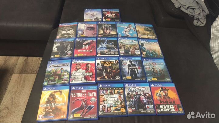 Диски с играми на playstation 4