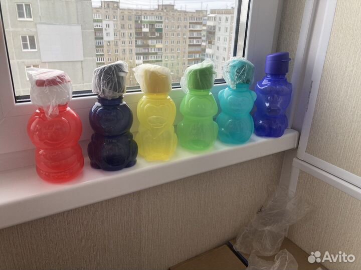 Детские эко бутылочки 0,350 мл с клапаном