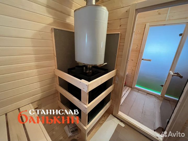 Баня бочка