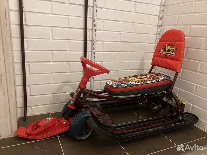 Снегокат Тимка Спорт 6 с колесами