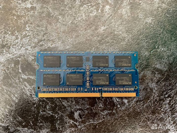 Оперативная память Elpida ddr3 2 gb 1333 sodimm