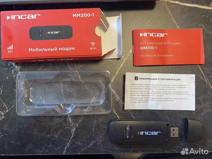 USB модем Wi-Fi 4G/LTE (Incar MM200-1)