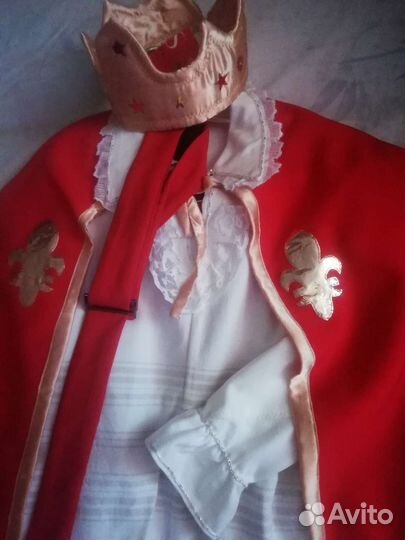 Костюм короля,принца, пажа для мальч.раз.разм