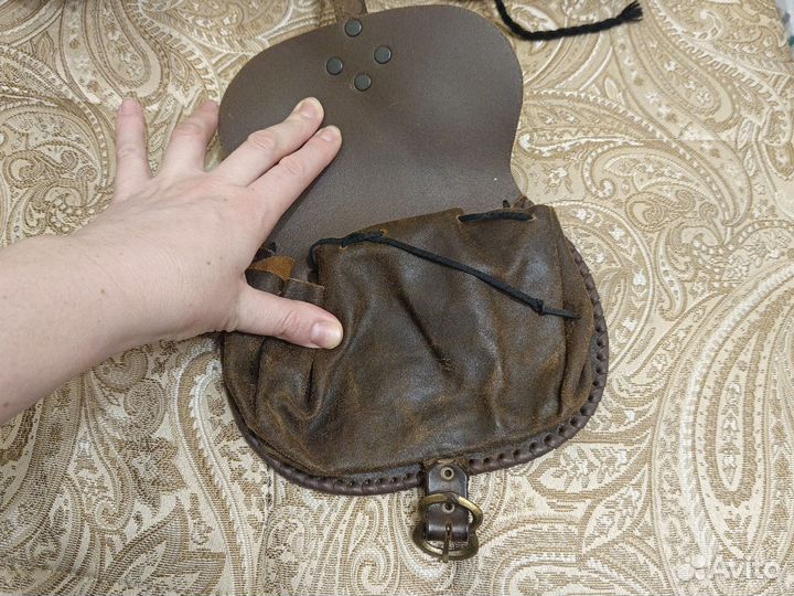 Сумка на ремень ручная работа