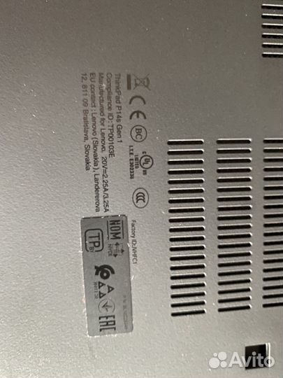 Ноутбук Lenovo ThinkPad i7 - торг уместен