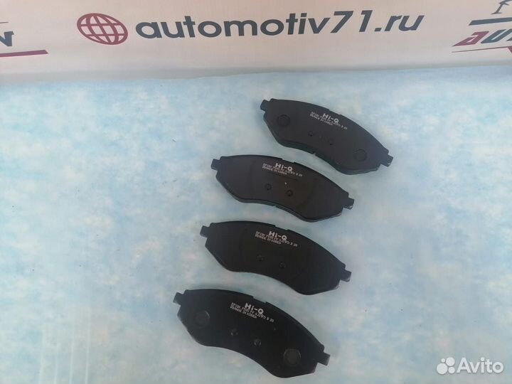 Колодки тормозные передние chevrolet aveo T250